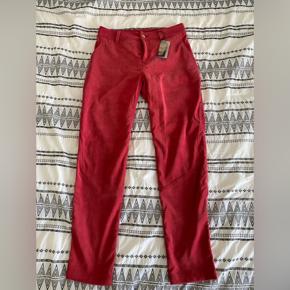 NWT La Sportiva Setter Pants Red Corduroy Medium